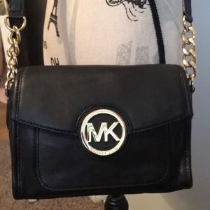 Michael Kors black crossbody handbag